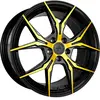 19 pouces KESKIN KT19N 5x120 ET35 Jantes en aluminium BLACK FRONT GOLD