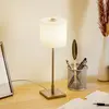 Lampe à poser KNAPSTEIN MERCY nickel mat