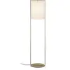 Knapstein Lampadaire Alva, abat-jour blanc effet bronze, dim
