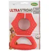 Jouet Chien - Bubimex Ecrou Ultra strong Rouge - 18 x 12,5 x 4 cm