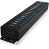 Hub USB - ICY BOX - 17 Ports - USB 3.2 Gen 1 - Charge USB - Bloc d'alimentation 96 W