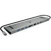 ICY BOX IB-DK2106a-CPD Avec fil USB 3.2 Gen 1 (3.1 Gen 1) Type-C Anthr...