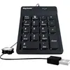 MaxPoint Clavier numérique - KEYSONIC - ACK-118 BK - USB 2.0 - QWERTY - Noir