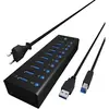 Icy Box IB-AC6110 Concentrateur USB 3.0 - 10 ports