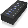 ICY BOX IB-AC618 - Concentrateur (hub) - 7 x SuperSpeed USB 3.0 - de bureau