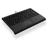 KeySonic ACK-3410 - Clavier - avec pavé tactile - USB - Allemand - noir