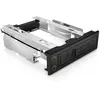 Boîtier HDD ICYBOX IB-166SSK-B 3.5 pouces Aluminium Noir Hot-swap SAS SATA III