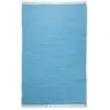 Theko Happy Cotton Tapis 100% Coton Turquoise 70 cm x 140 cm