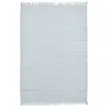 Theko Tapis réversible en coton - tissé à la main - Gris 40x60