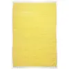 Theko Tapis réversible en coton - tissé à la main - Jaune 60x120