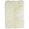THEKO Tapis flokati en laine vierge naturel 70x140 cm