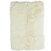 Tapis flokati en laine vierge naturel 120x180 cm