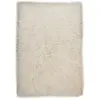 THEKO Tapis flokati en laine vierge - naturel 70x140 cm
