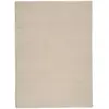 THEKO Tapis berbère marocain noué main en laine - Blanc 60x90 cm