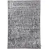 Tom Tailor Tapis élégant doux et brillant en viscose Gris 65x135