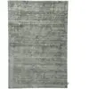 Tapis élégant doux et brillant en viscose vert 140x200
