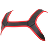 Harnais en néoprène NEO HARNESS Noir-Rouge L/XL