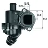 Behr Thermot-Tronik Thermostat, liqiuide de refroidissement MAHLE, par ex. pour Audi, VW