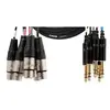 Cordial Multipaire 8 XLR Femelle/8 Jack Stéréo 5 M Octopaires