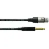 CORDIAL Câble Audio XLR Femelle/jack Mono 10 M Câbles XLR / jack asymetrique