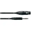 Cordial CPM2.5FV - Câble audio XLR femelle - jack mâle stéréo 2,5 m série Peak