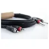 Cordial Câble Audio Double Jack Mono - RCA 6 M Câbles adaptateur