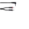 Cordial Câble Y Bretelle Mini-jack Stéréo Coudé / 2 RCA 1,5 M Câbles adaptateur