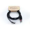 Cordial Câble Y Bretelle Mini-jack Stéréo Coudé / 2 Jacks Mono 3 M Câbles adaptateur