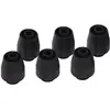 Alphacool Alphacool HF Anschraubtülle TPV - Gerade - Black - 6er Kit