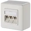 METZ CONNECT BTR 130B11D30002-E données prise C6 A Modul 3 Port 270 ° pour interrupteur Blanc pur