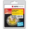 AgfaPhoto Multi pack - pack de 4 - noir, jaune, cyan, magenta - remanu...