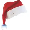 Bonnet de Noël lumineux - Marque - Bordure peluche - Rouge