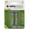 Agfaphoto Rechargeable Mignon AA 2 pièces - Batteries