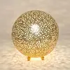 Holländer Lampe à poser Lily Grande, Ø 33 cm, dorée