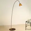 Holländer Gracieux lampadaire SNAIL 1 amp. fer, brun et doré