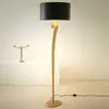Holländer Élégant lampadaire LORGOLIOSO en noir doré