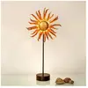 Holländer Lampe à poser LED Soleil dorée