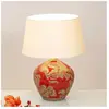 Holländer Lampe à poser Toulouse ronde, hauteur 42 cm, rouge