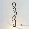 Holländer Lampe sur pied LED Infernale, noir/argent, 5 lampes, fer