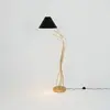Holländer Lampe sur pied Ischia à 1 lampe noire/dorée