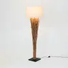 Holländer Lampe sur pied Palmaria, couleur bois/beige, hauteur 177 cm,...