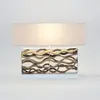 Holländer Lampe à poser Tremiti, couleur bois/beige, hauteur 67 cm, bo...