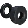 WILTEC Pneu pour tracteur à pelouse 15x6.00-6 4pr avec chambre à air et valve droite tondeuse à gazon