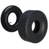 WilTec Pneu pour tracteur à pelouse 15x6.00-6 4pr avec chambre à air et valve coudée tondeuse à gazon - 51167