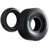 WilTec Pneu pour tracteur à pelouse 18x8.50-8 4pr avec chambre à air et valve coudée tondeuse à gazon