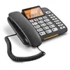 Gigaset DL580 - Téléphone filaire avec ID d'appelant - noir