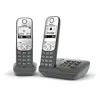 Téléphone Fixe Sans Fil Avec Répondeur - A635a Duo - Anthracite Gigase...