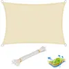 Voile d'ombrage Rectangulaire WOLTU - 3x4m - HDPE 180g/m² - Protection...