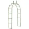 CLP Arche pour plantes grimpantes en métal Vert antique