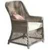 LOBERON Fauteuil Fenris, marron/crème (72 x 65 x 105cm)